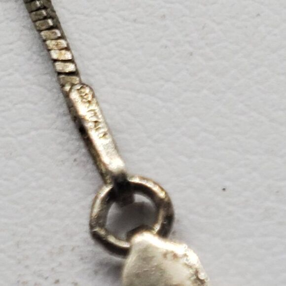 Danecraft Sterling Silver Necklace & Gold Plated Cross Pendant - Picture 6 of 7